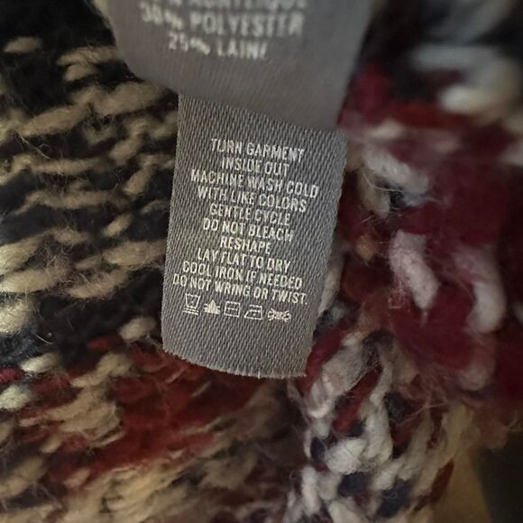 Aerie Women's multi Jumper Knit Poncho - Picture 5 of 6